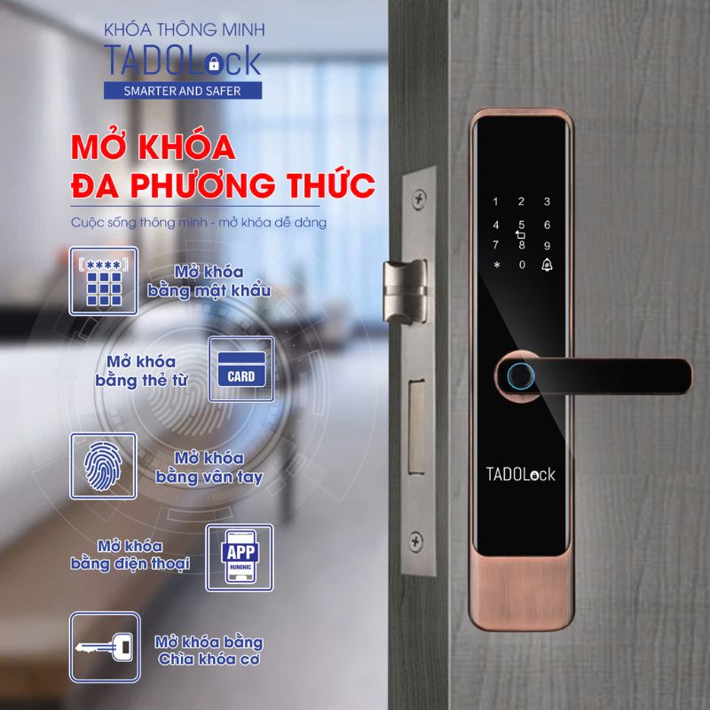 Khoá cửa thông minh giải pháp an toàn cho gia đình bạn